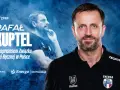Rafał Kuptel, wiceprezes ZPRP, w czarnej koszulce z logo MKS Kalisz.