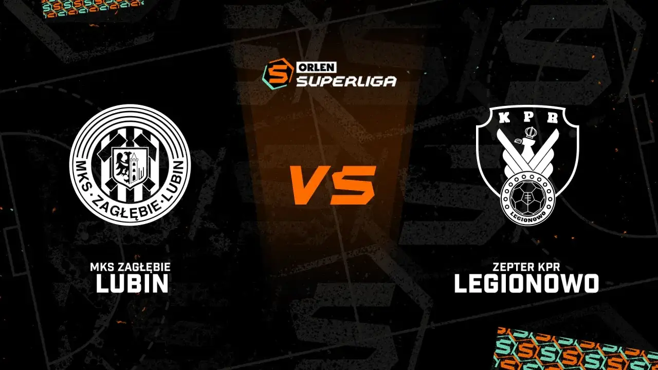 MKS Zagłębie Lubin kontra KPR Legionowo w Orlen Superliga mężczyzn.